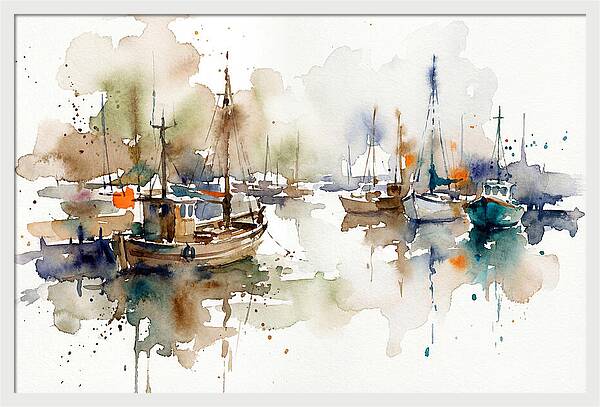 Tranquil Harbor Reflections