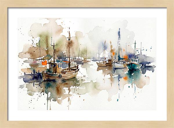 Tranquil Harbor Reflections