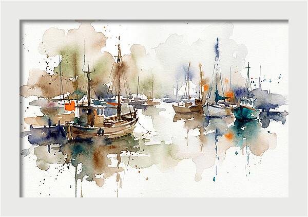 Tranquil Harbor Reflections