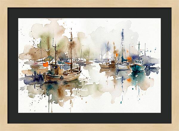 Tranquil Harbor Reflections