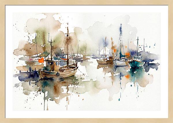 Tranquil Harbor Reflections