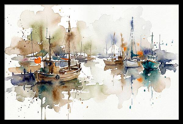 Tranquil Harbor Reflections