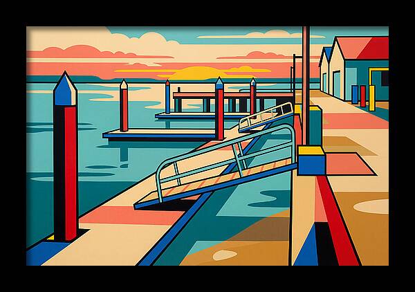 Tranquil Harbor Sunset