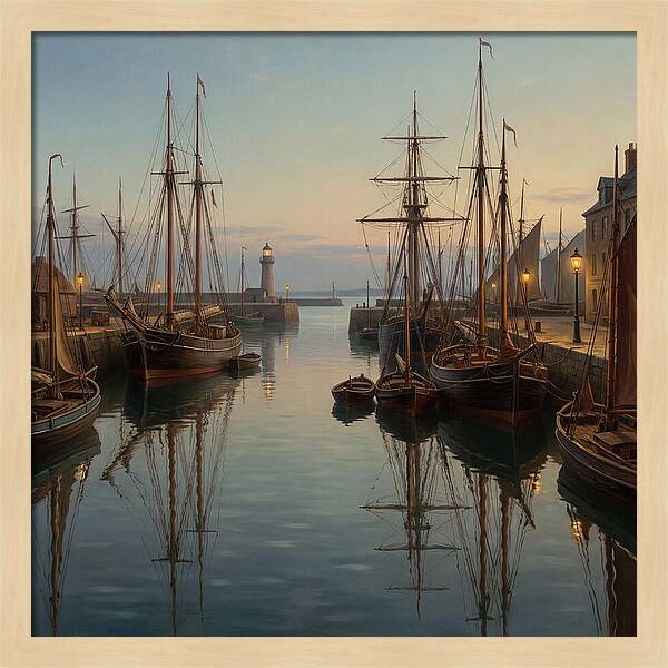 Tranquil Harbor Twilight