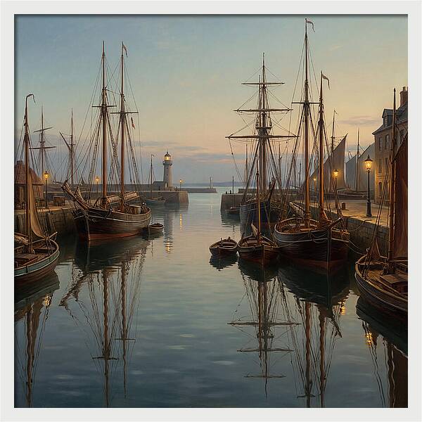 Tranquil Harbor Twilight