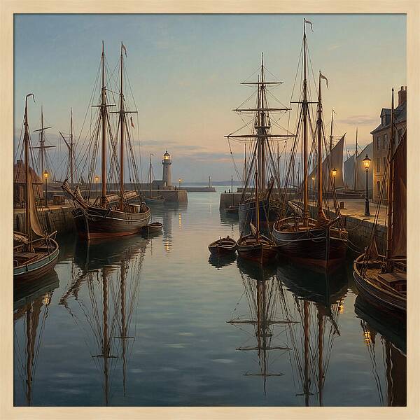 Tranquil Harbor Twilight