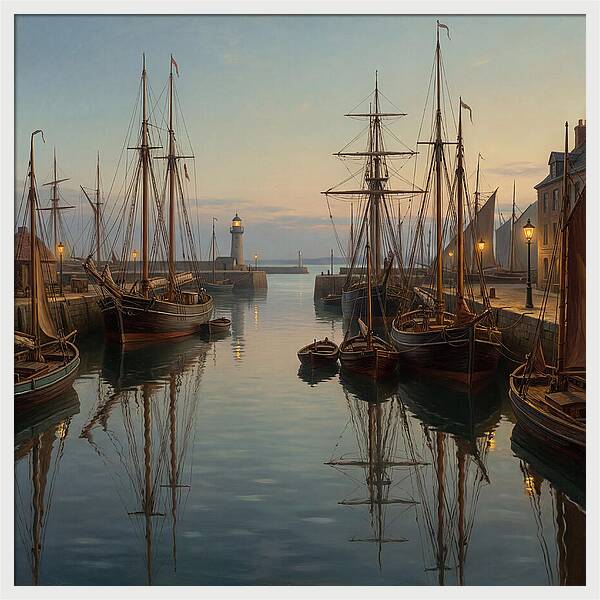 Tranquil Harbor Twilight
