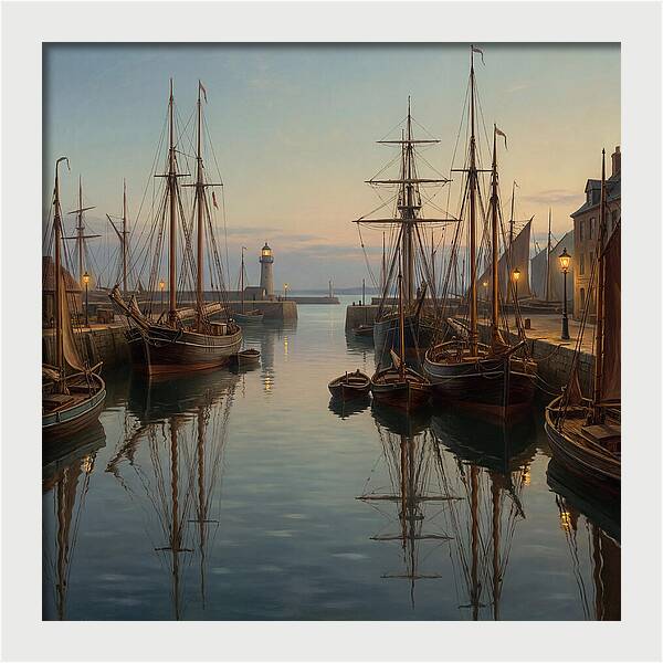Tranquil Harbor Twilight