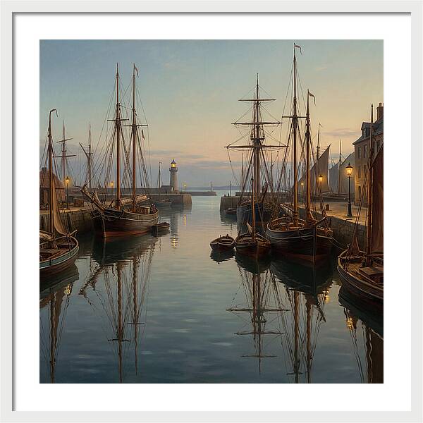 Tranquil Harbor Twilight