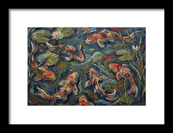 Tranquil Koi Reflections