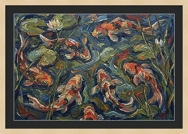 Tranquil Koi Reflections