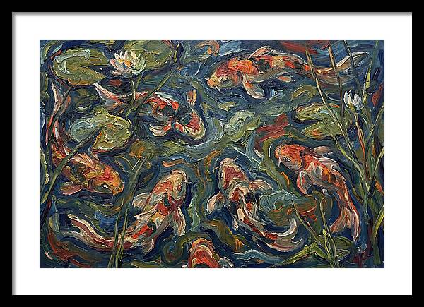 Tranquil Koi Reflections