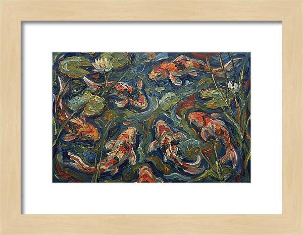 Tranquil Koi Reflections