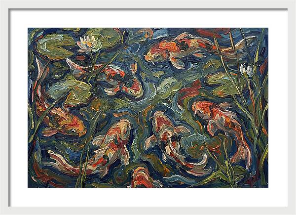 Tranquil Koi Reflections