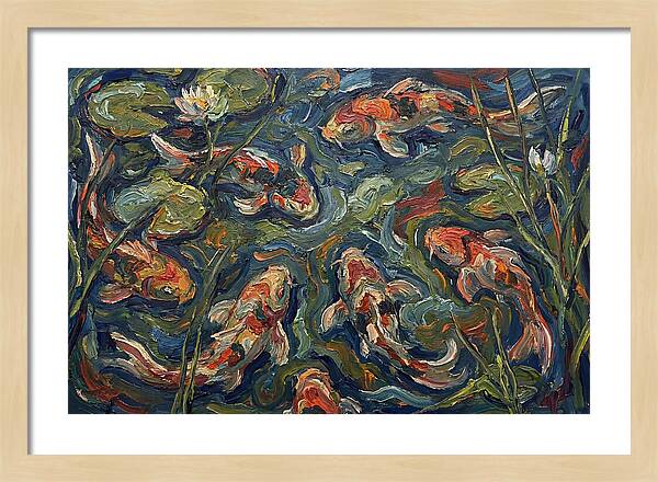 Tranquil Koi Reflections