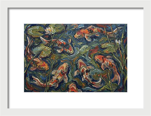 Tranquil Koi Reflections