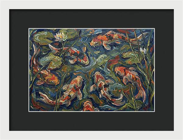 Tranquil Koi Reflections