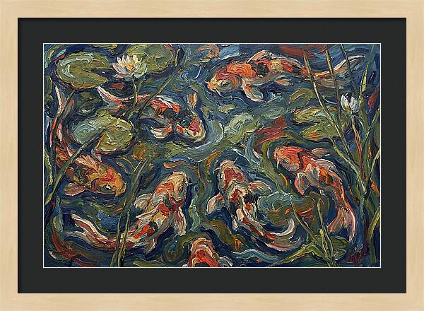Tranquil Koi Reflections