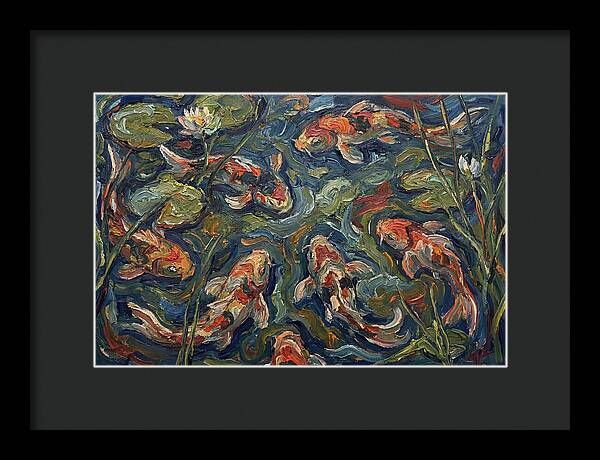 Tranquil Koi Reflections