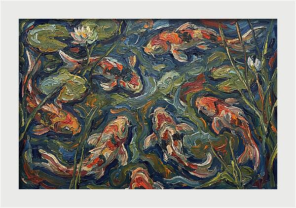 Tranquil Koi Reflections