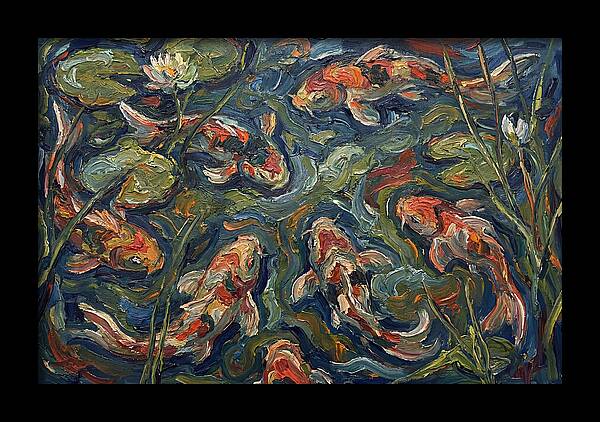 Tranquil Koi Reflections