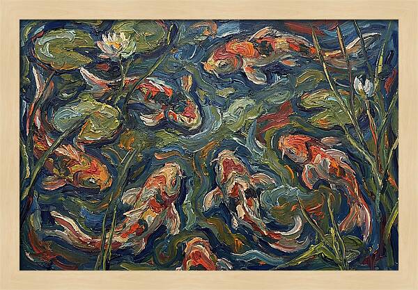 Tranquil Koi Reflections