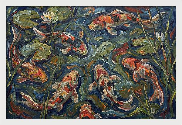 Tranquil Koi Reflections