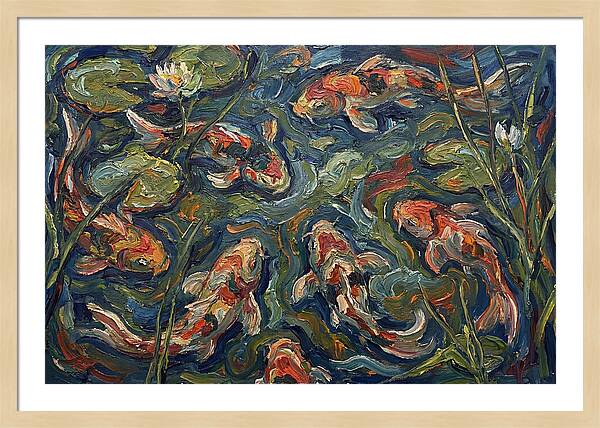 Tranquil Koi Reflections