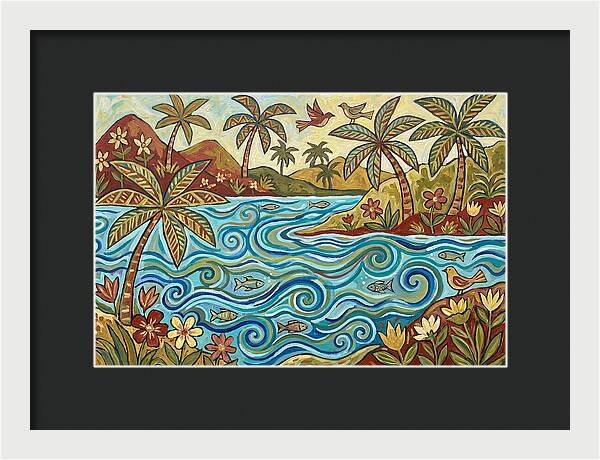 Tranquil Lagoon Reflections