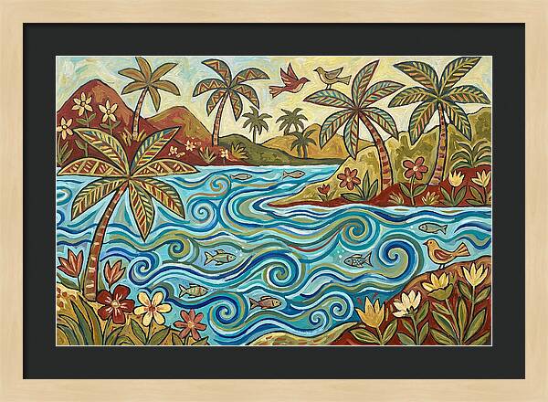Tranquil Lagoon Reflections