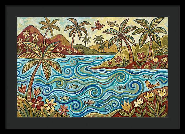 Tranquil Lagoon Reflections