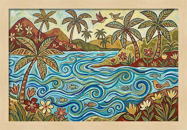Tranquil Lagoon Reflections