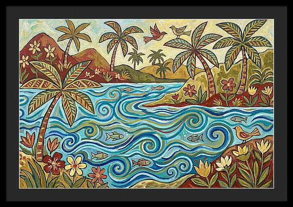Tranquil Lagoon Reflections