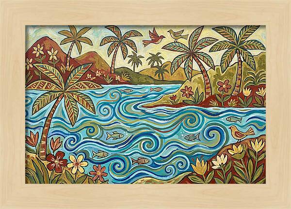 Tranquil Lagoon Reflections