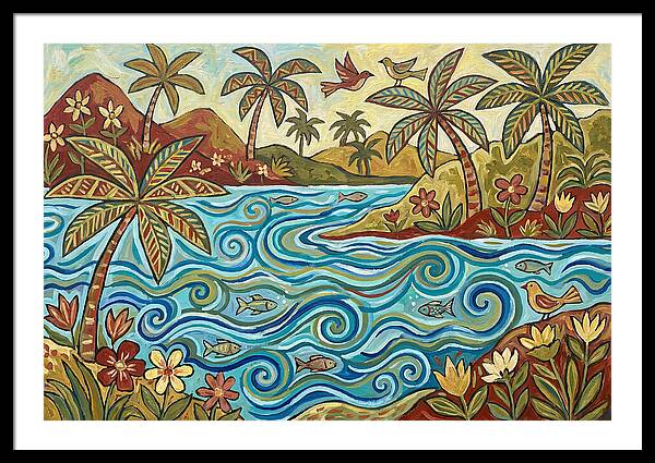 Tranquil Lagoon Reflections
