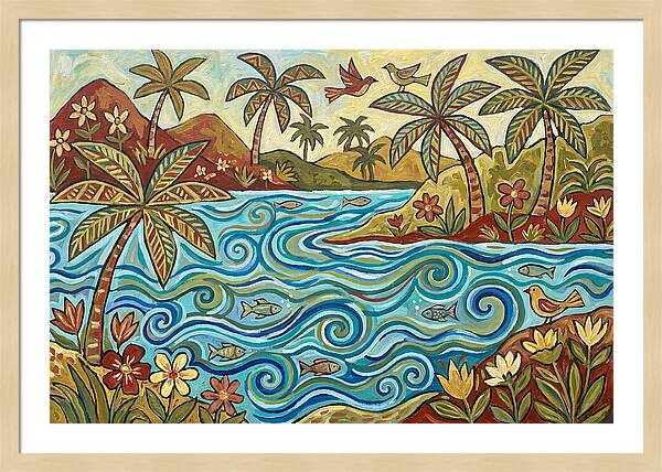 Tranquil Lagoon Reflections