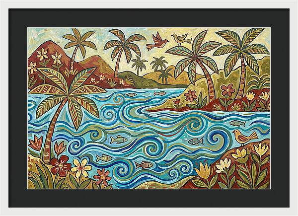 Tranquil Lagoon Reflections