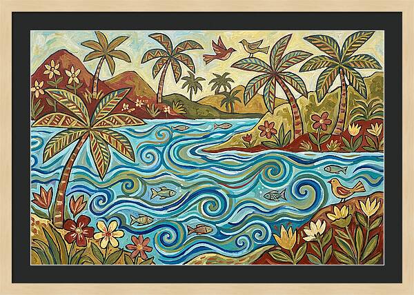 Tranquil Lagoon Reflections