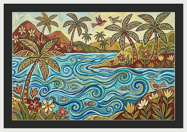 Tranquil Lagoon Reflections