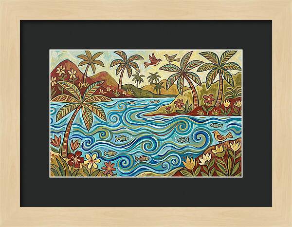 Tranquil Lagoon Reflections