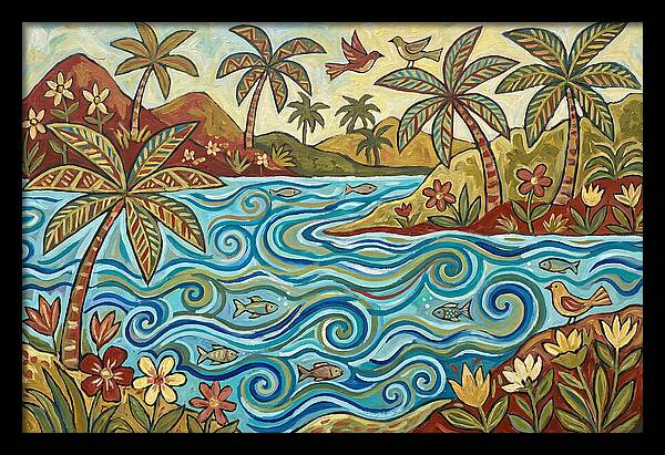 Tranquil Lagoon Reflections