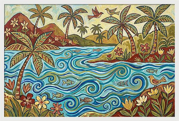Tranquil Lagoon Reflections