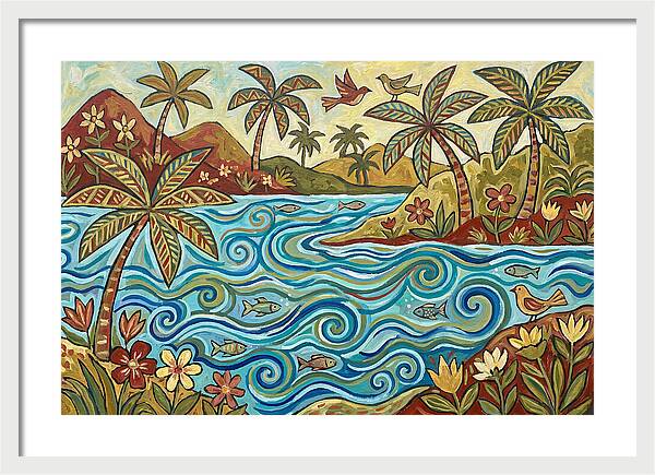 Tranquil Lagoon Reflections