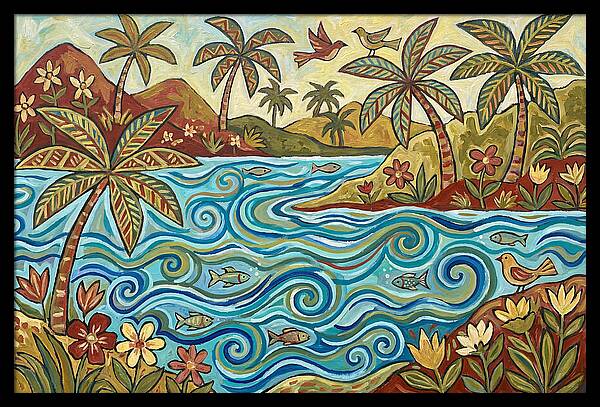 Tranquil Lagoon Reflections