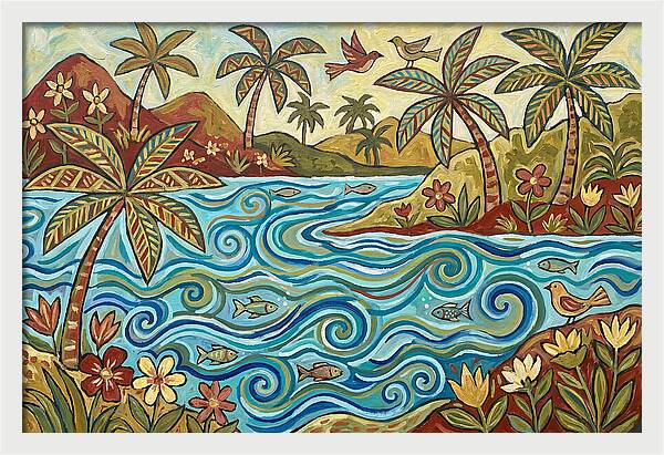 Tranquil Lagoon Reflections