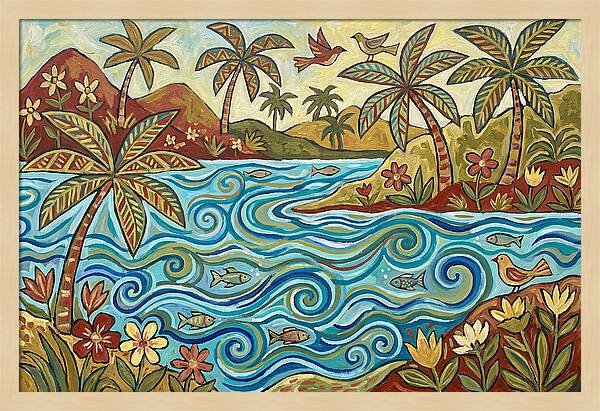 Tranquil Lagoon Reflections