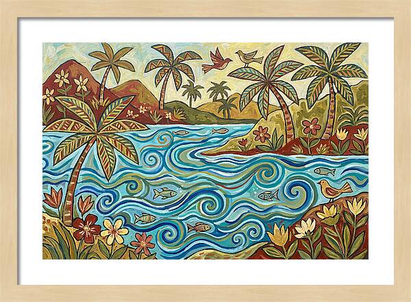 Tranquil Lagoon Reflections