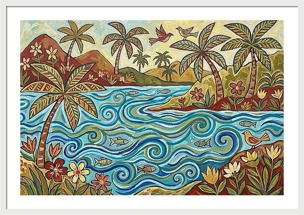 Tranquil Lagoon Reflections