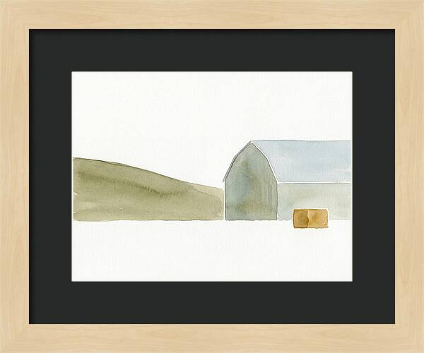Tranquil Landscape In Watercolor