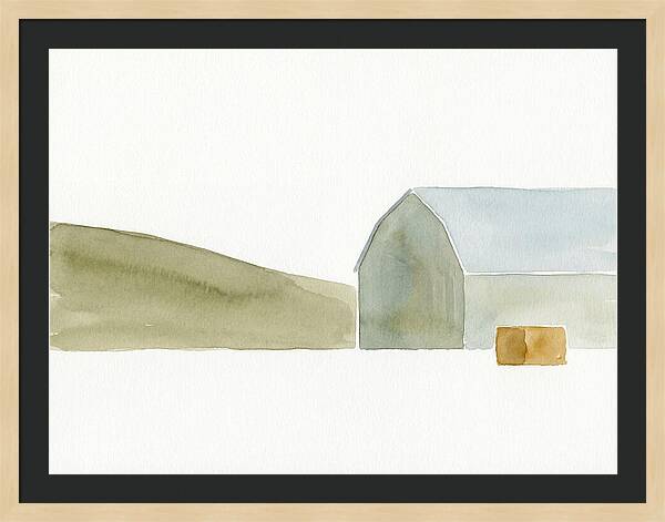 Tranquil Landscape In Watercolor